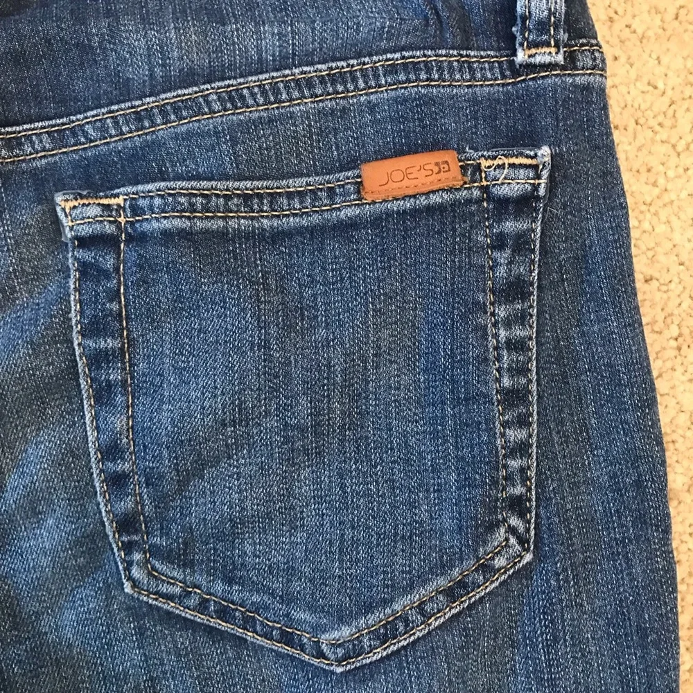 Joes Altered Denim Blue Jean Long Shorts Size 4 Waist 27 The Honey y2k Festival